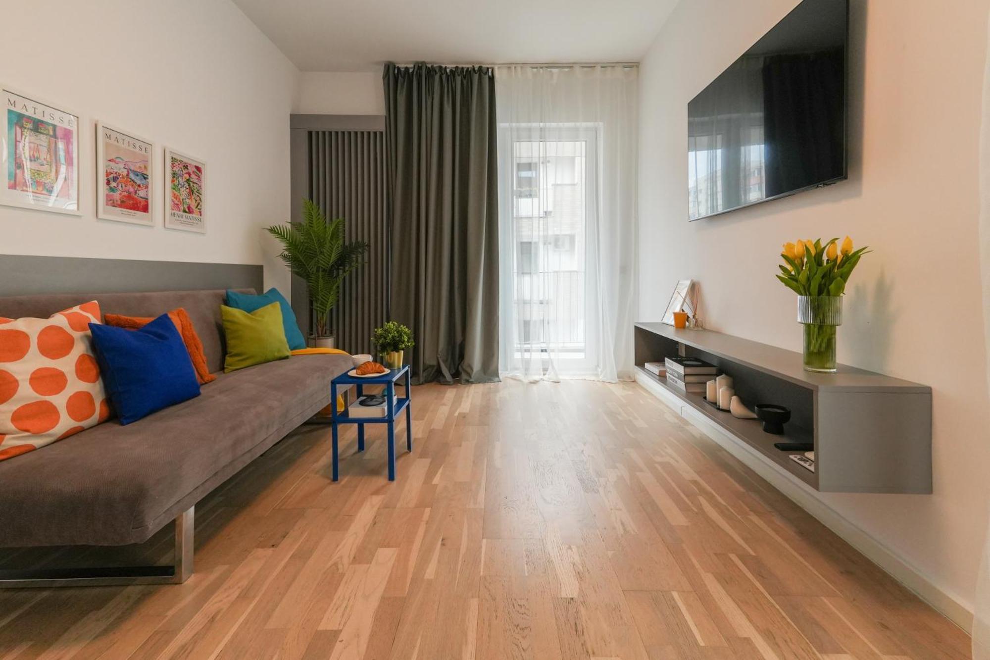 Ana - Cozy & Quiet Apt With Balcony & Garden View Bukarest Kültér fotó